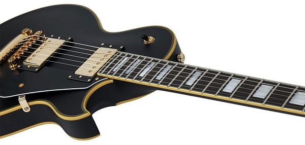 Электрогитара SCHECTER [SOLO-II CUSTOM ABSN] электрогитара 6-струнная, корпус: красное дерево, гриф: красное дерево, накладка: черное дерево, 22 лада, цвет: Aged Black Satin (ABSN)