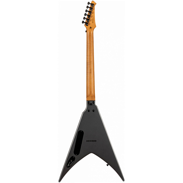 SPIRA V-400 MSL - Электрогитара Flying V, цвет серебряный тёмный