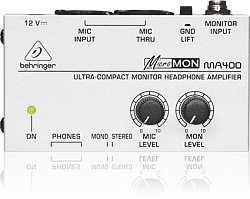 Behringer MA400 -компактный мониторный усилитель для стерео-наушников¶