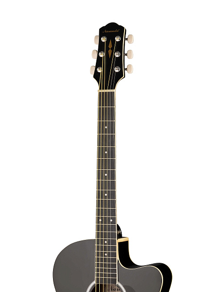 CAG240CBK - Акустическая гитара, с вырезом, Naranda