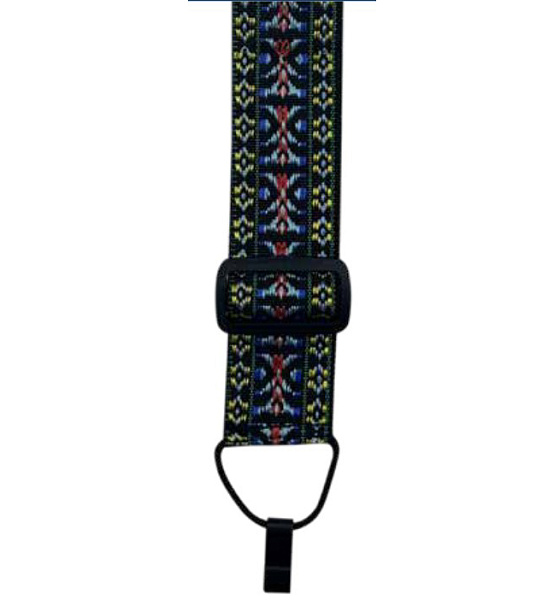 D'Andrea 1399-3 Ремень для классической гитары, красный/желтый/синий