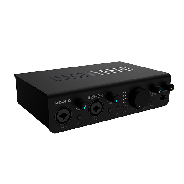 Midiplus Studio 2 pro OTG - Аудиоинтерфейс USB, 2 входа/2 выхода c OTG