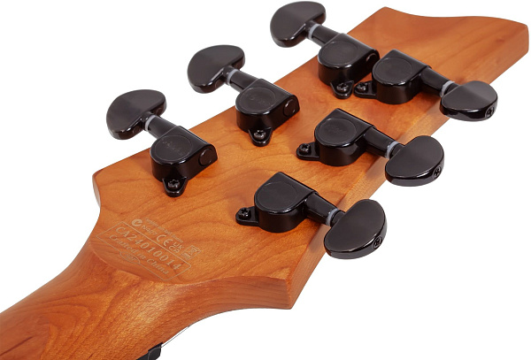 Электрогитара SCHECTER [C-1 STANDARD LH BFBB] леворукая электрогитара 6-струнная, корпус: красное дерево, топ из капа, гриф: печеный клен, накладка: палисандр, 24 лада, цвет Black Fade Burst Burl (BFBB)