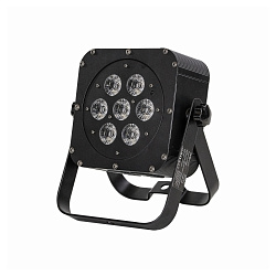 Involight SLIMPAR710PRO - Светодиодный прожектор RGBWA+UV, 10 Вт мультичип (7 шт.), DMX-512, ИК-ДУ