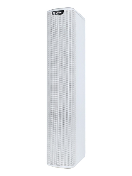 Звуковая колонна Intrend [ITSPK-43DA-W] активная 4x3", 240 Вт, вход DANTE, питание 110-220В, SPL 107dB,  80Hz~18kHz, 20°х120° (VхH), вес 5.3кг, цвет белый, крепление в комплекте, (цена за 1шт., в упаковке 2 шт.)