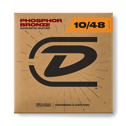 Dunlop DAP1048 Струны для акустической гитары Phosphor Bronze Light (10-48).
