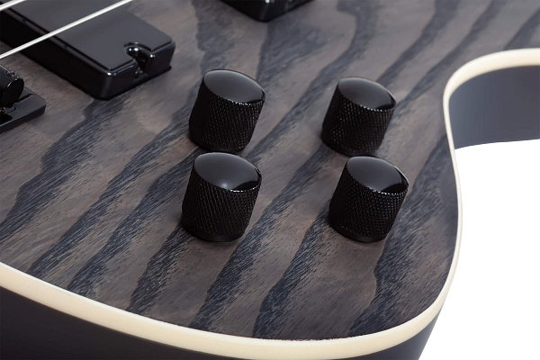 Бас-гитара SCHECTER [C-5 STANDARD CS] бас-гитара 5-струнная, корпус: красное дерево, топ из капа, гриф: печеный клен, накладка: палисандр, 24 лада, цвет Charcoal Satin (CS)