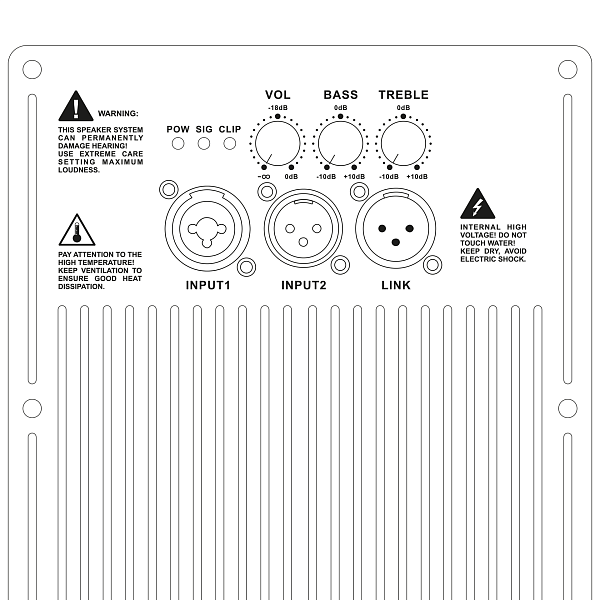 Moti.vity ML12 - 2-полосная активная акустическая система с 12-дюймовым динамиком