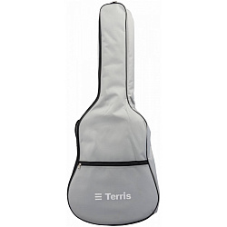 TERRIS TGB-C-05GRY - чехол для классической гитары, утепленный (5 мм), 2 наплечных ремня, цвет серый