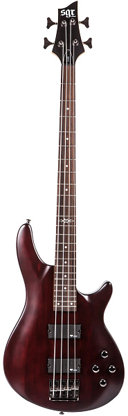 Бас-гитара SCHECTER [C-4 BASS SGR BY SCHECTER  WSN] бас-гитара 4-струнная, с чехлом, корпус: липа, гриф: клён, накладка палисандр, 24 лада, цвет Walnut Satin (WSN)