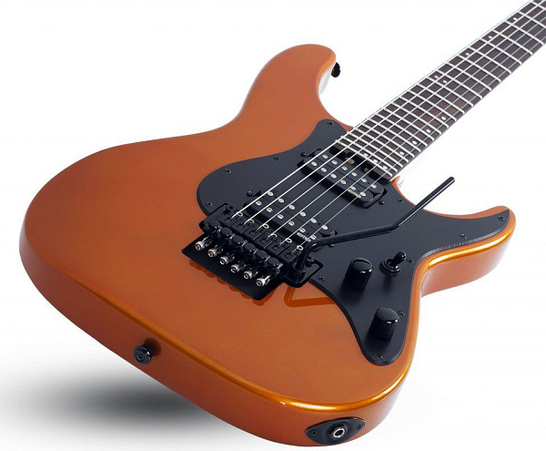 Электрогитара SCHECTER [SUN VALLEY SUPER SHREDDER FR LOR] электрогитара 6-струнная, корпус: красное дерево, гриф: клен, накладка: палисандр, 24 лада, FloydRose, цвет: Lambo Orange (LOR)