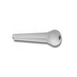 Alice A021WH/2PVC Фиксатор струн белый с черной точкой 2мм. PVC.