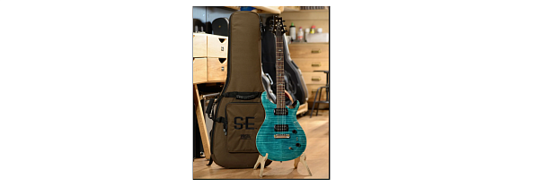 PRS SE PAULS GUITAR AQUA, с чехлом - Электрогитара