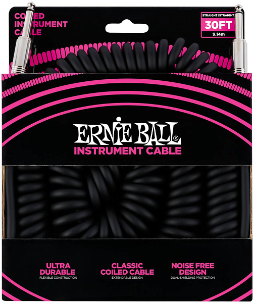 ERNIE BALL 6044, 9м - Инструментальный кабель