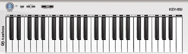Axelvox KEY49j white - MIDI-клавиатура
