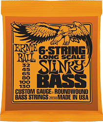 Ernie Ball PO2838 - Струны для 6-струнной бас гитары