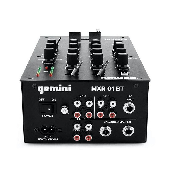 Gemini MXR-01BT - 2х канальный DJ микшер с Bluetooth