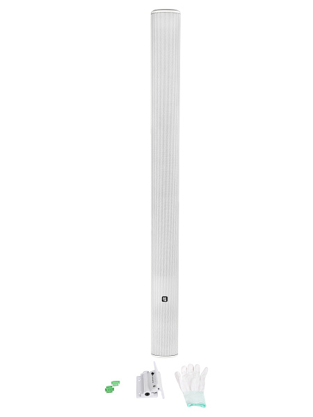Звуковая колонна Intrend [ITSPK-CL925-W] пассивная, 9x2.5", 4 Ом (220 Вт RMS), SPL 114dB,  95Hz-20kHz, 120°x20° (HхV), вес 4.4кг, цвет белый, крепление в комплекте, (цена за 1шт., в упаковке 2 шт.)