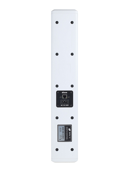 Звуковая колонна Intrend [ITSPK-43DA-W] активная 4x3", 240 Вт, вход DANTE, питание 110-220В, SPL 107dB,  80Hz~18kHz, 20°х120° (VхH), вес 5.3кг, цвет белый, крепление в комплекте, (цена за 1шт., в упаковке 2 шт.)