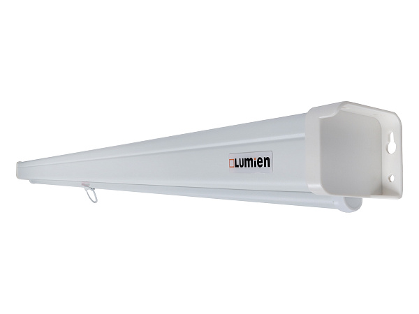 [LEP-100119] Настенный экран Lumien [Eco Picture] 187х280см (рабочая область 153х272 см) (123") Matte White, верх.кайма 30 см, прямоуголный корпус, возможность потолочн./настенного крепления, 16:9
