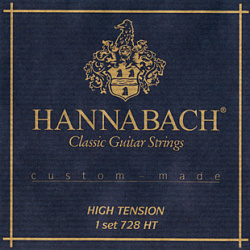 Hannabach 728HT - Cтруны для классической гитары, сильное натяжение