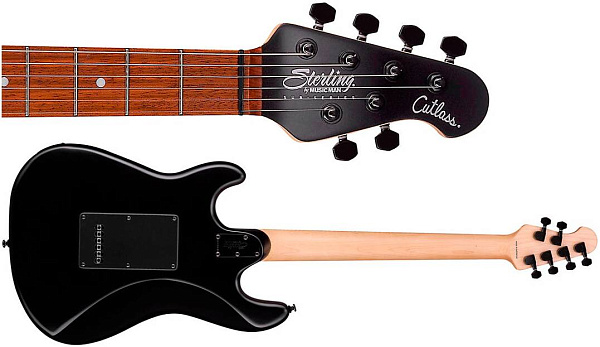 STERLING Cutlass HSS Stealth Black - Электрогитара шестиструнная