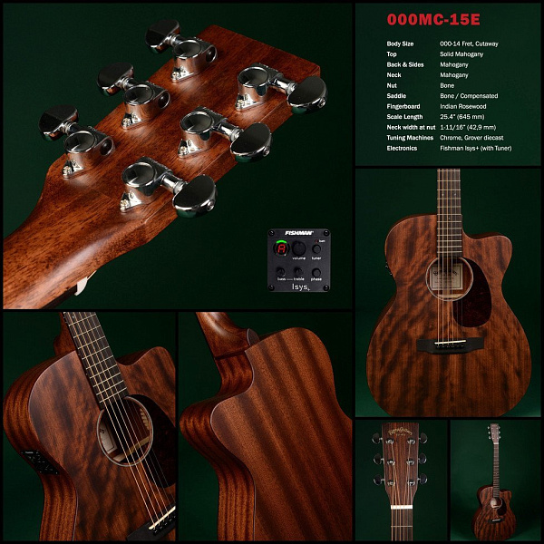 Sigma 000MC-15E+ - Электроакустическая гитара