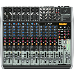 Behringer QX2442USB - микшер, 16 каналов, USB/Audio интерфейс, DSP, 8 каналов компрессоров,4 группы