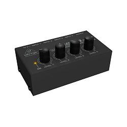 Behringer MX400bk - Микшер, 4-канальный линейный