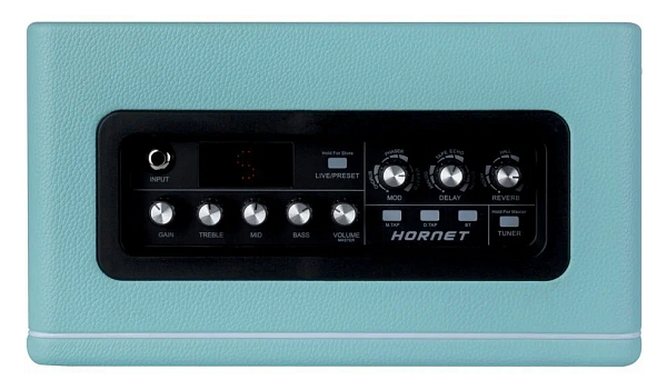 Mooer DH05 Hornet 15 Blue - Моделирующий гитарный комбо, 15Вт, 1х6.5"