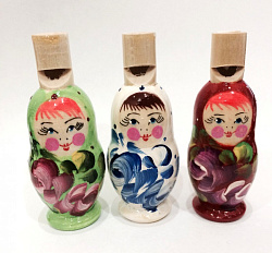Свистулька "МАТРЕШКА". Цвета в ассорт.