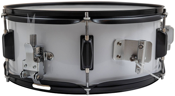 DRUM TALK MDSC-1455WH с корсетом - Барабан маршевый снэйр с держателем
