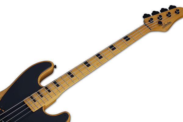 Бас-гитара SCHECTER [MODEL-T SESSION ANS] бас-гитара 4-струнная, корпус: болотный ясень, гриф: клён, 22 лада, цвет: Aged Natural Satin (ANS)