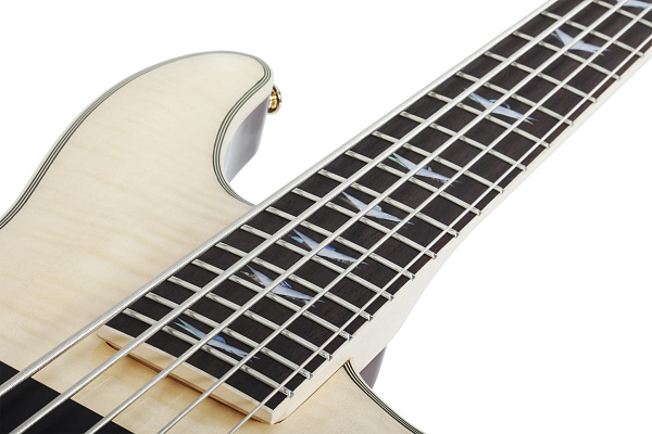Бас-гитара SCHECTER [OMEN EXTREME-5 GNAT] бас-гитара 5-струнная, корпус: красное дерево, топ: огненный клен, гриф: клен, накладка: палисандр, 24 лада, цвет: Gloss Natural (GNAT)