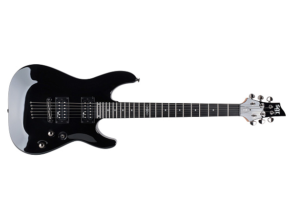 Электрогитара SCHECTER [C-1 SGR BY SCHECTER BLK] электрогитара 6-струнная, с чехлом, корпус: липа, гриф: клен, накладка: палисандр, 24 лада, цвет Black (BLK)