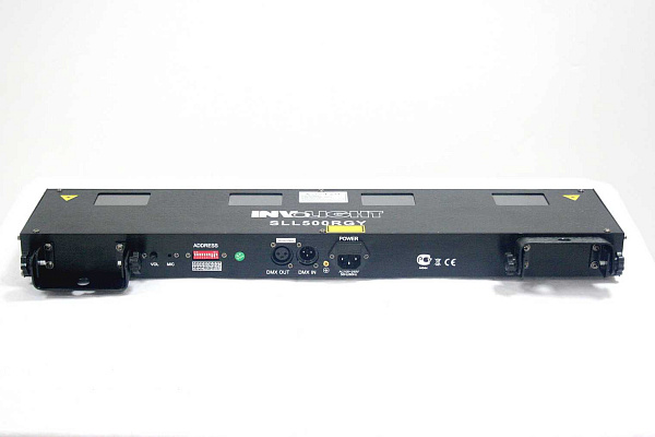 Involight SLL500RGY - лазерный эффект, 150 мВт красный, 50 мВт желтый, 300 мВт зелёный, DMX-512