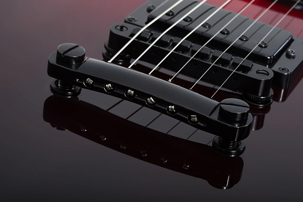 Электрогитара SCHECTER [AVENGER STANDARD BB] электрогитара 6-струнная, корпус: красное дерево, топ из капа, гриф: печеный клен, накладка: палисандр, 24 лада, цвет BloodBurst (BB)