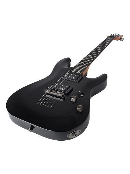 Электрогитара SCHECTER [C-1 SGR BY SCHECTER BLK] электрогитара 6-струнная, с чехлом, корпус: липа, гриф: клен, накладка: палисандр, 24 лада, цвет Black (BLK)