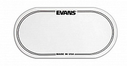 Evans EQPC2 EQ Наклейка на рабочий пластик бас-барабана,прозрачная,двойная педаль