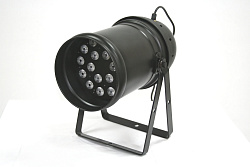 Involight LED SPOT 64-18T - LED прожектор PAR64 длинный(чёрный)RGB 18x3 Вт(мультичип), DMX, Auto,M/S