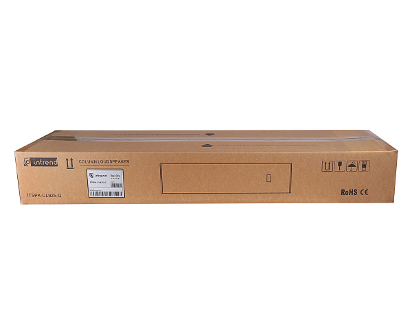 Звуковая колонна Intrend [ITSPK-CL925-G] пассивная, 9x2.5", 4 Ом (220 Вт RMS), SPL 114dB,  95Hz-20kHz, 120°x20° (HхV), вес 4.4кг, цвет угольный металлик, крепление в комплекте, (цена за 1шт., в упаковке 2 шт.)