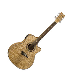 Dean EQA GN Электроакустическая гитара, EQ, тюнер, корпус ясень, цвет натуральный.
