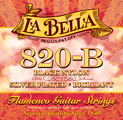 La Bella 820B Flamenco Black - Cтруны для классической гитары фламенко