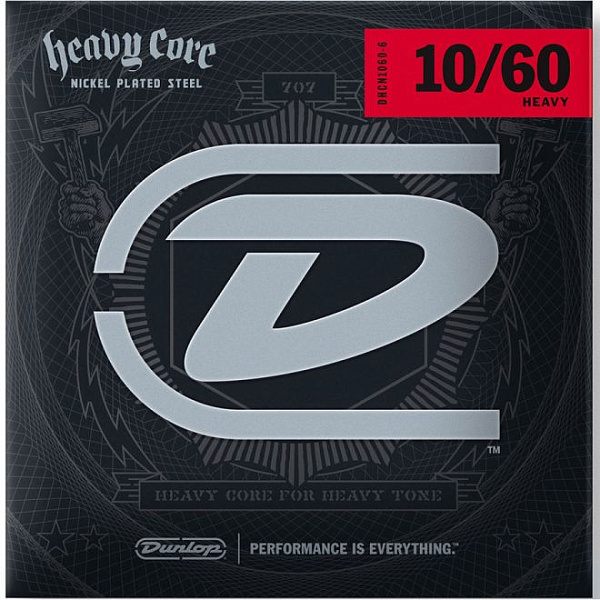 Dunlop DHCN1060-6 Heavy Core - Комплект струн для электрогитары
