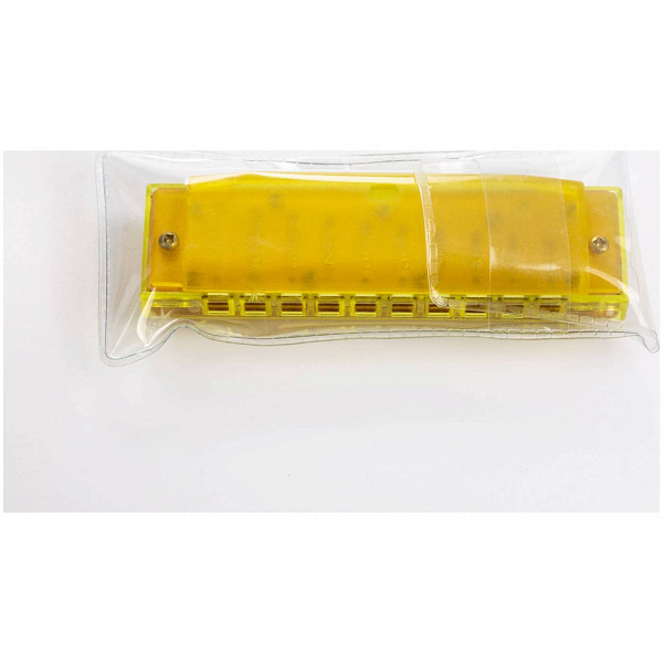 HOHNER M1110 Y - губная гармоника детская, тональность C, цвет прозрачный желтый