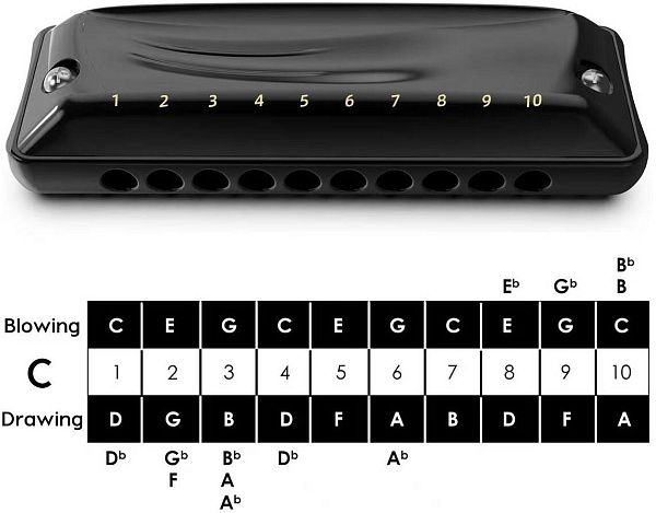 JDR Ninja D - Губная гармоника диатоническая