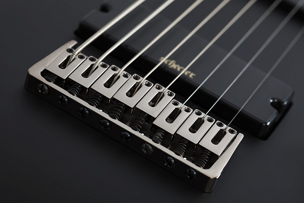 Электрогитара SCHECTER [DEMON-8  ABSN] электрогитара 8-струнная, корпус: липа, гриф: клен, накладка: венге, 24 лада, цвет: Aged Black Satin (ABSN)