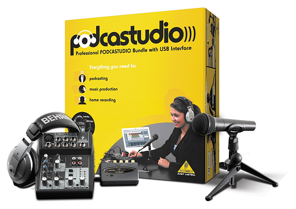 Behringer PODCASTUDIO USB - аудиоинтерфейс студийного класса