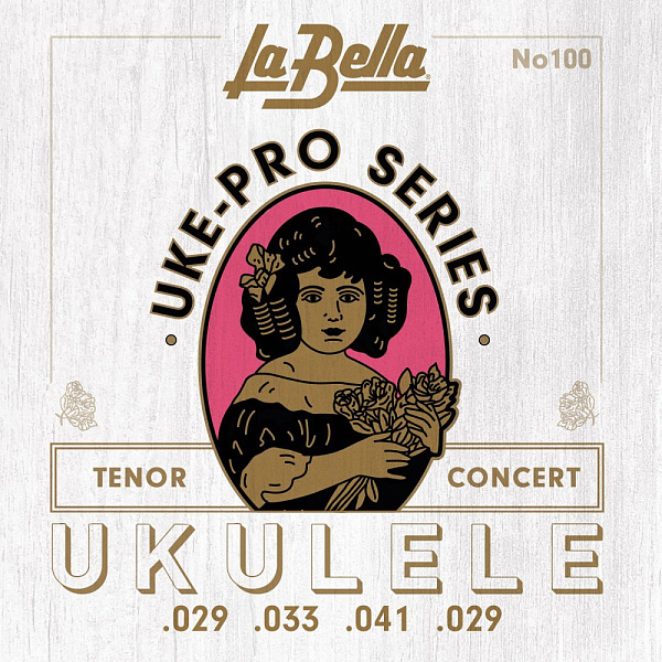 La Bella 100 Uke-Pro - Комплект струн для концертного/тенор укулеле