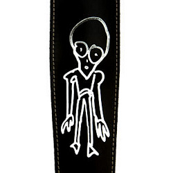 D`ADDARIO 25LS-JS2 гит. ремень Greyman, Joe Satriani Signature, кожа